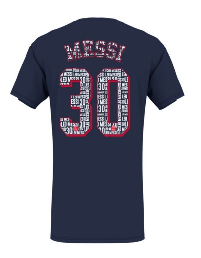 PSG T-shirt Messi collection officielle bleu