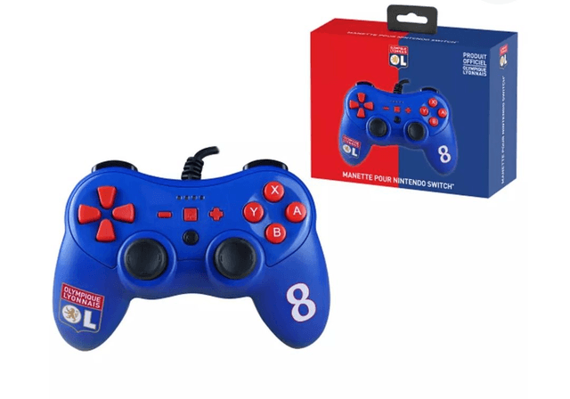 Olympique Lyonnais Manette Nintendo Switch  filaire