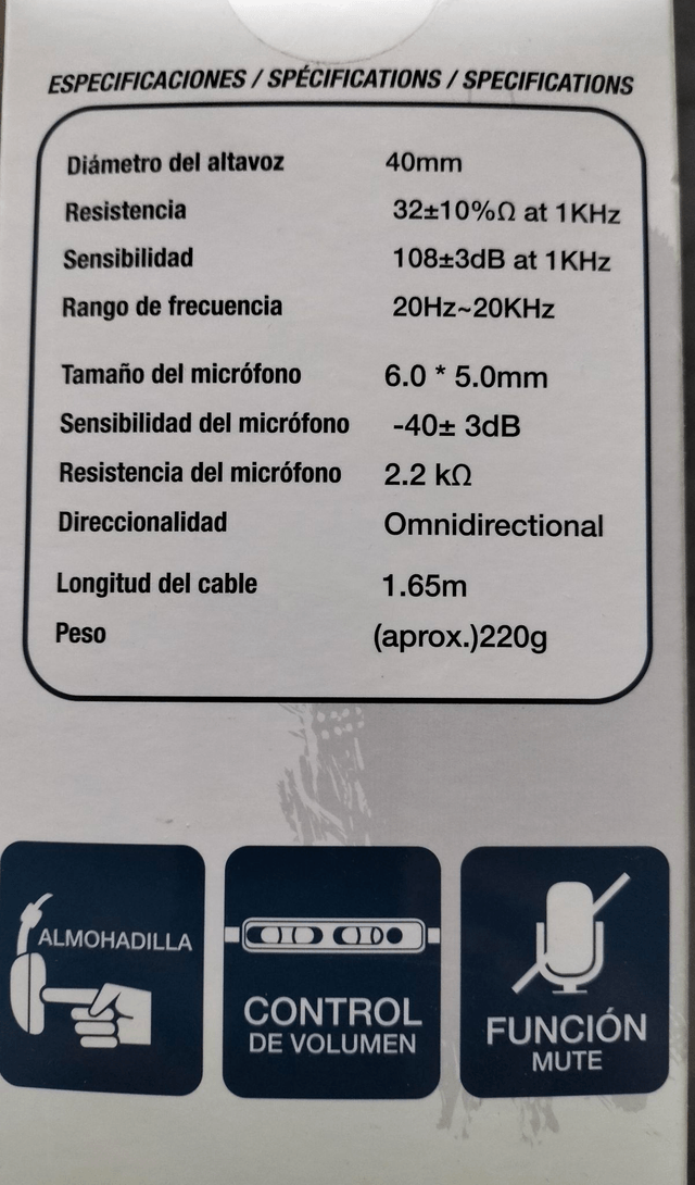 Real Madrid Casque gaming subsonic 
