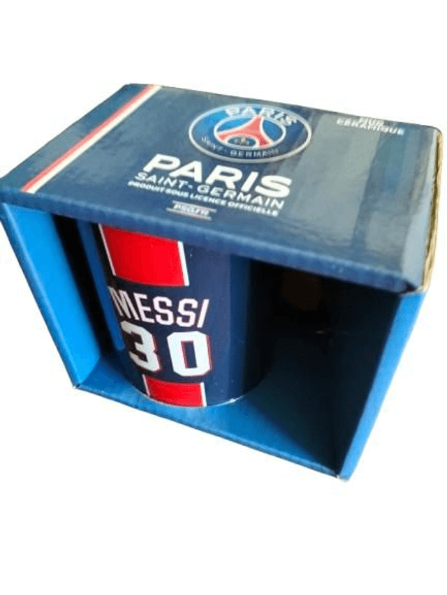 PSG Mug  collector Messi bleu