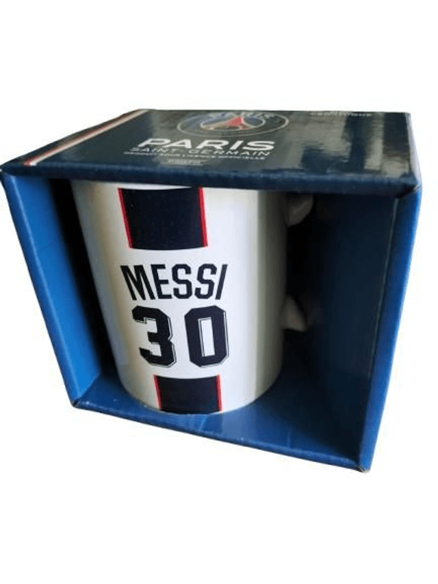 PSG Mug  collector Messi blanc
