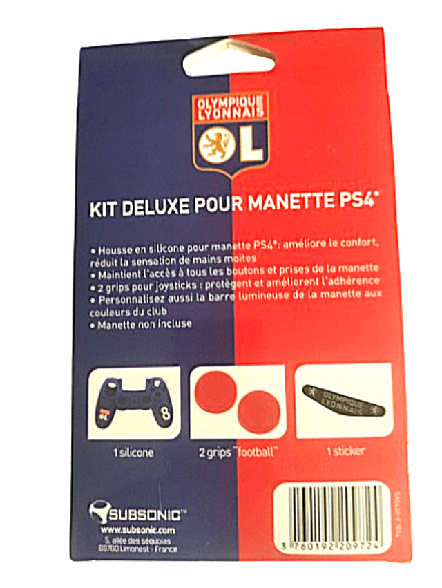 Olympique Lyonnais Kit deluxe pour manette PS4 