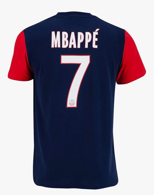PSG T-shirt collection officielle Mbappé