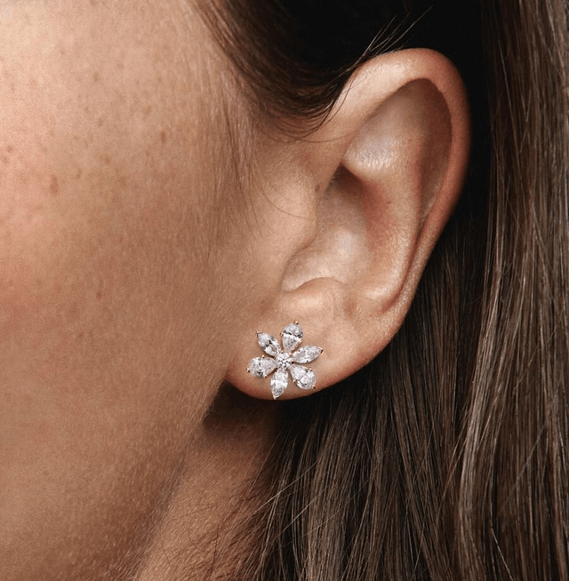 Clous d’Oreilles Herbier Scintillant
Métal Doré