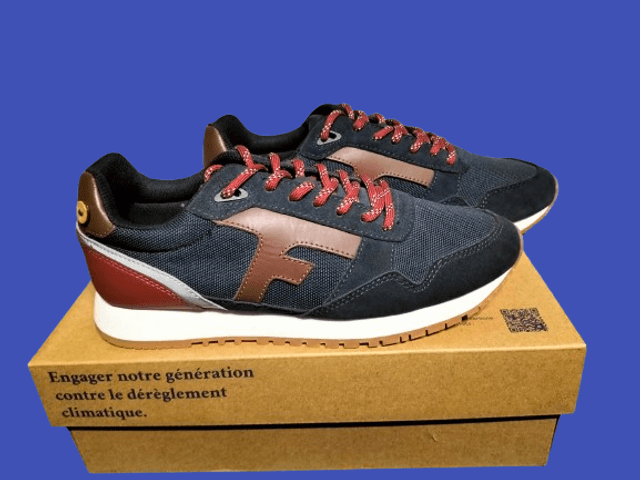 FAGUO ELM SYN WOVEN SUEDE/ blue navy / pointure 40