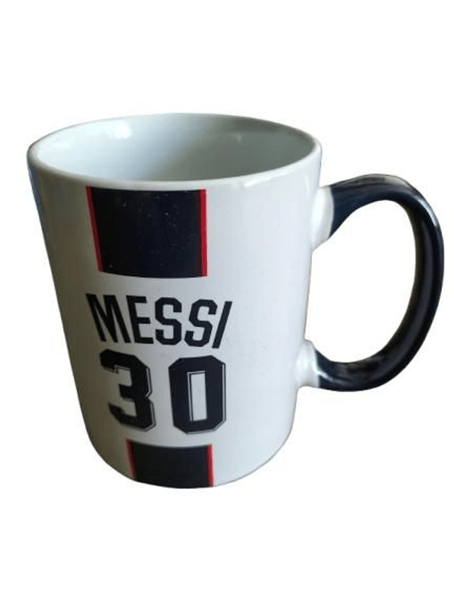 PSG Mug  collector Messi blanc